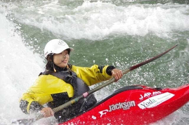 「カヌーを漕ぐのは最高に楽しい」と高久さん