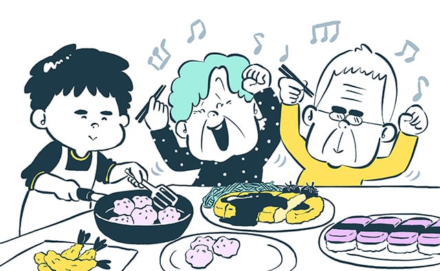 食欲旺盛な義父母