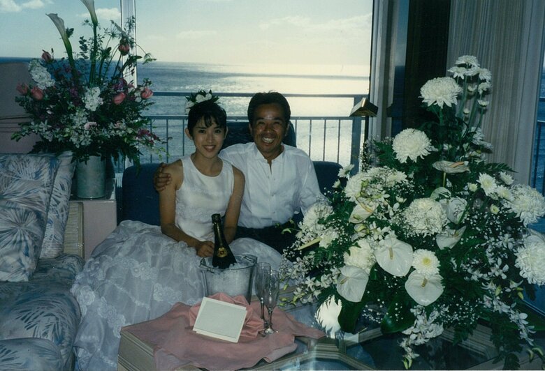 1996年結婚したとき