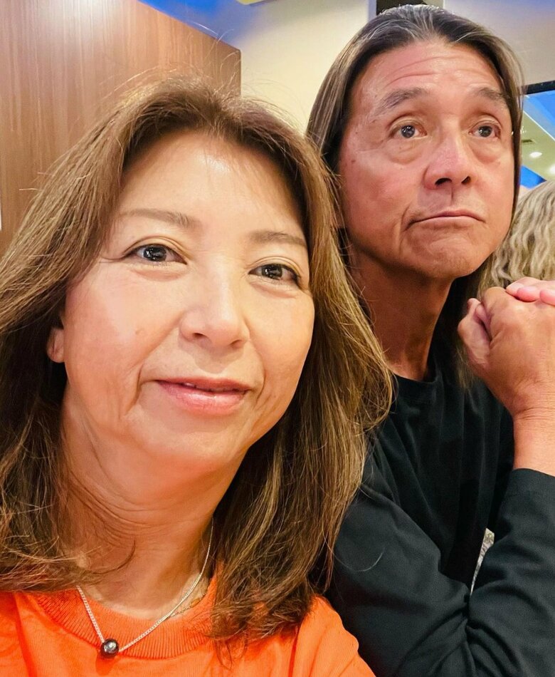 結婚33年。夫の勉さんは「おおらかを絵に描いたような人」だそう