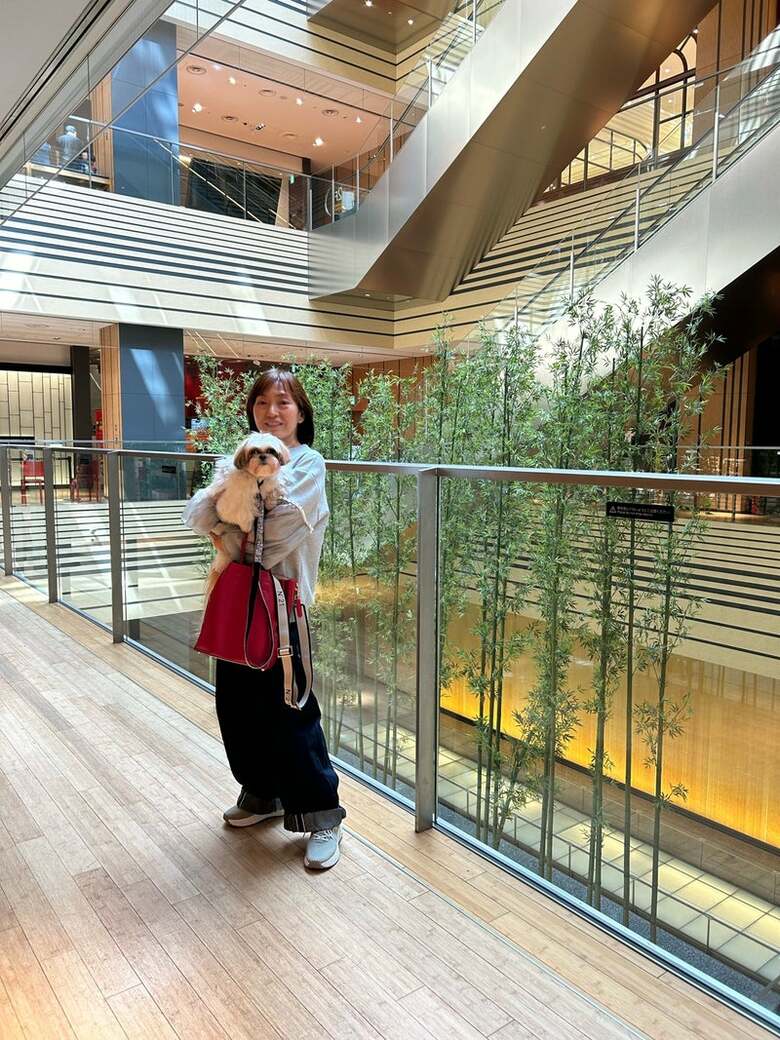 犬も入れる六本木ミッドタウンへ買い物へ