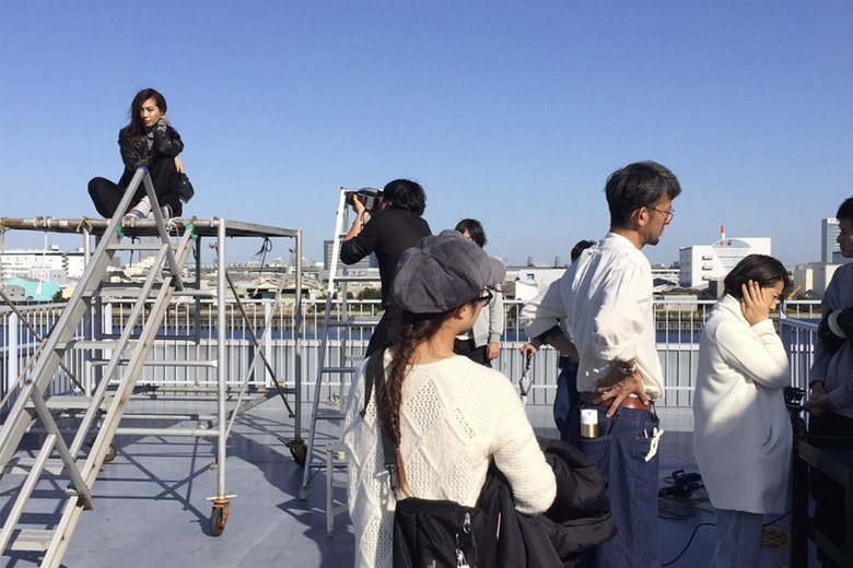 雑誌『STORY』の撮影の様子