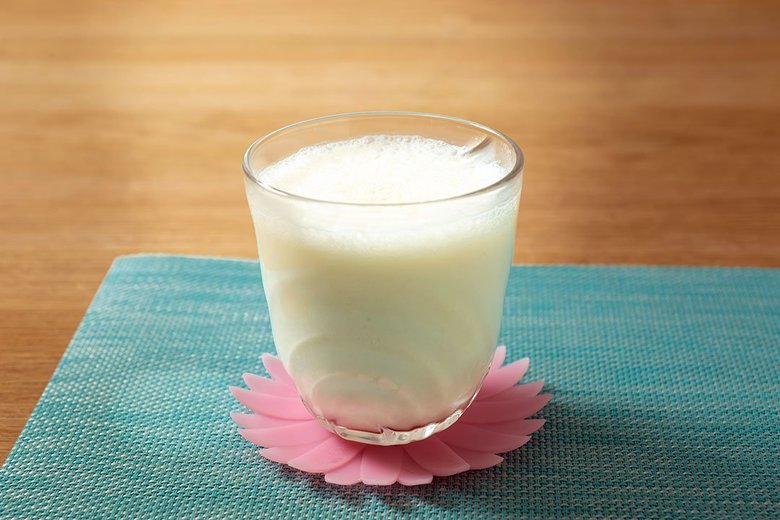 ▲公式レシピには「りんごとヨーグルトのスムージー」など、スムージーのメニューも掲載されている。