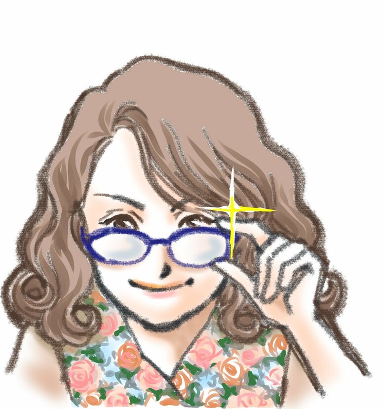 一条さんによる貴重な自画像 (C)一条ゆかり／集英社