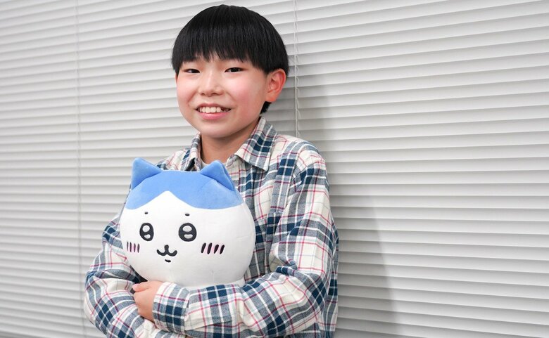 ハチワレ役を演じる田中誠人さん