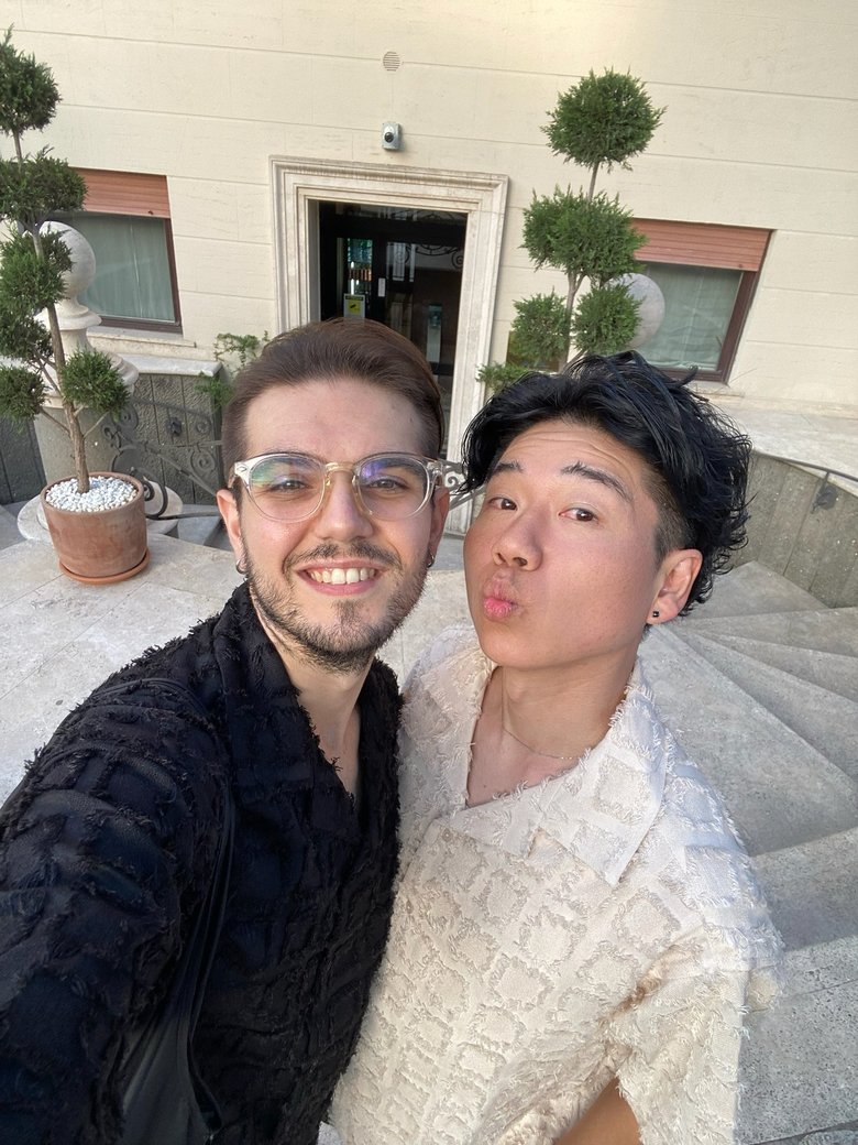 交際11年目の記念にパチリ