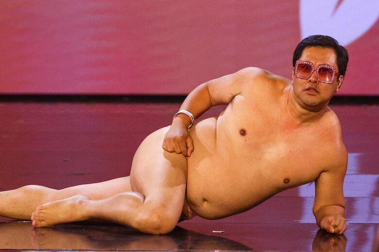 オリジナル性の高い安村さんのネタは、海外の観客にも圧倒的に支持された／(c)Britain’s Got Talent Fremantle/Simco Limited