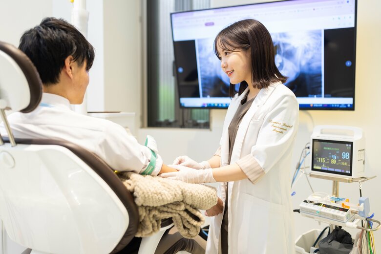 日本歯科麻酔学会の認定医として日々患者と接している