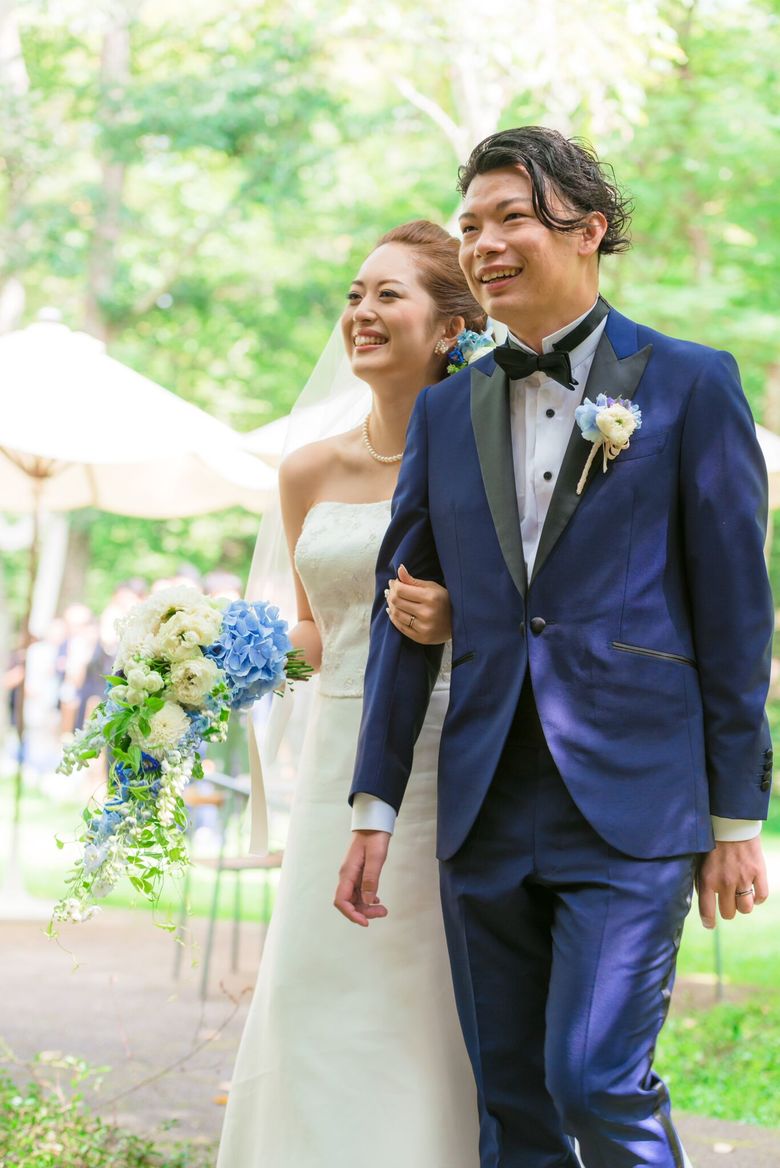 「彼を精一杯支え、大切にする」と誓った