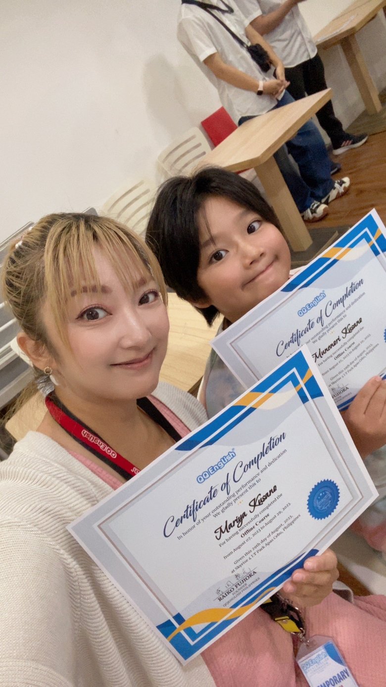 「子どもにはできる限りたくさんの経験をさせてあげたい」と話す山田さん。今年8月には親子で語学留学も