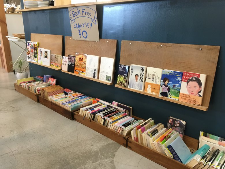 もらってマーケットの様子