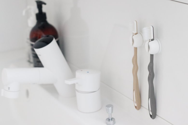 ヘッドが取り替えられる歯ブラシの例