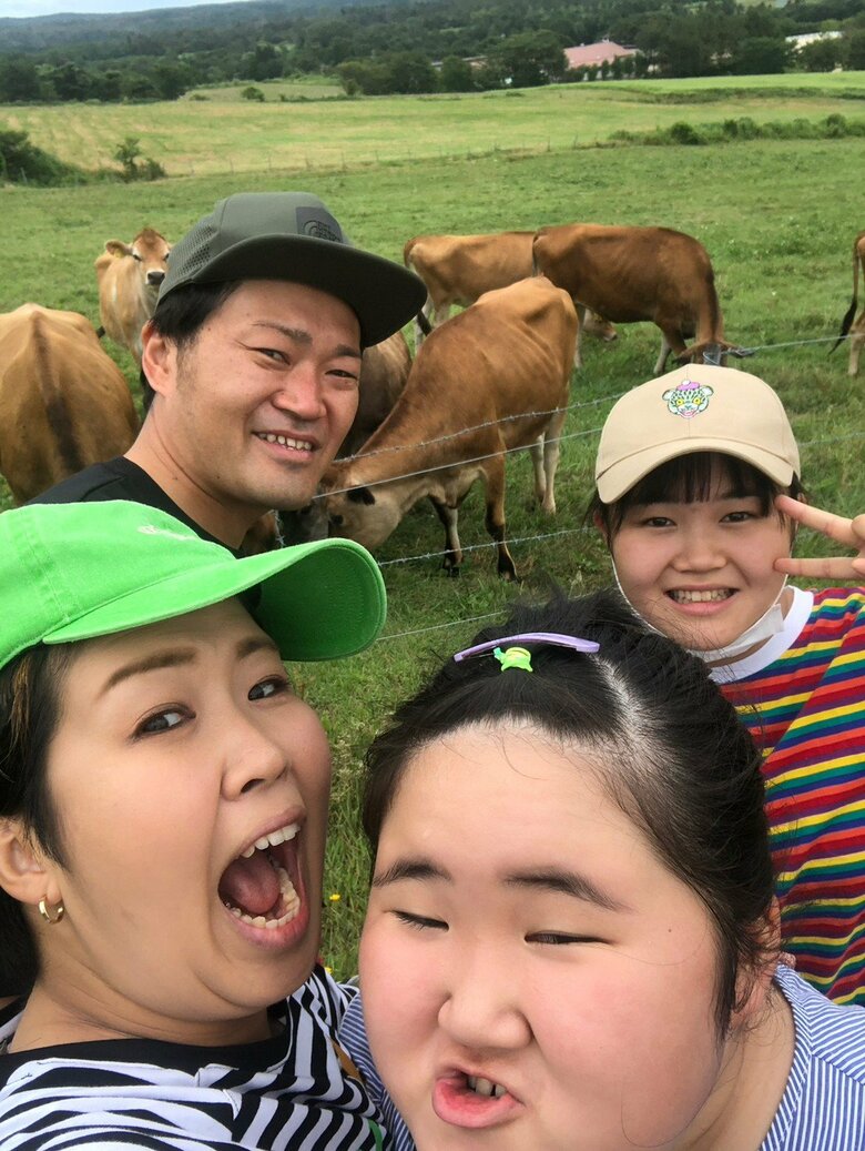 普通の姉妹と同じようにどこでも出かけたいという蓬郷さん一家