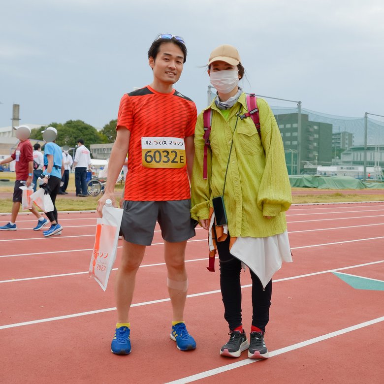 22年夫婦でつくばマラソンに参加。夫はフル、私は10kmを完走。腎移植後の体力回復に驚いた