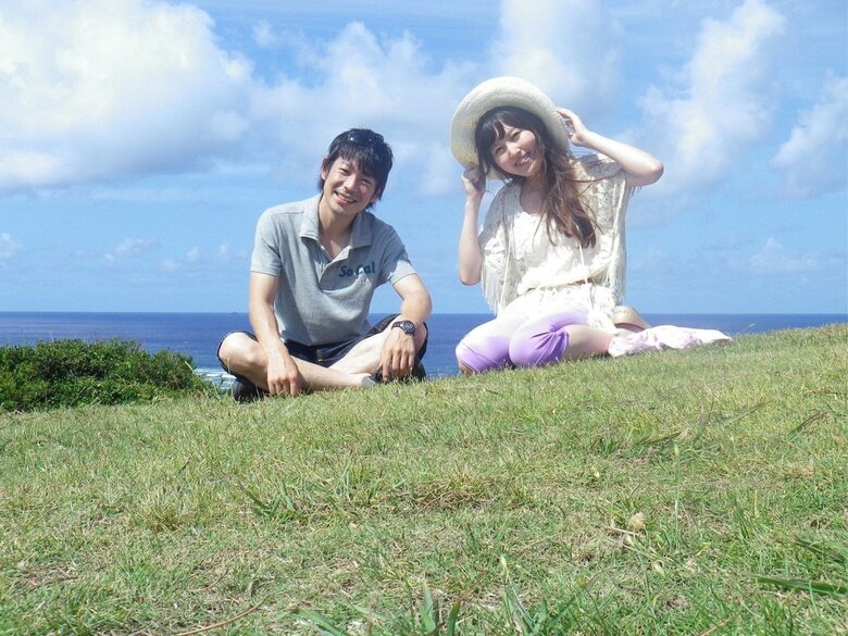 清水健さんと妻の奈緒さん