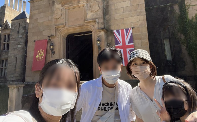 一時退院中に気分転換で出かけた群馬県のロックハート城にて