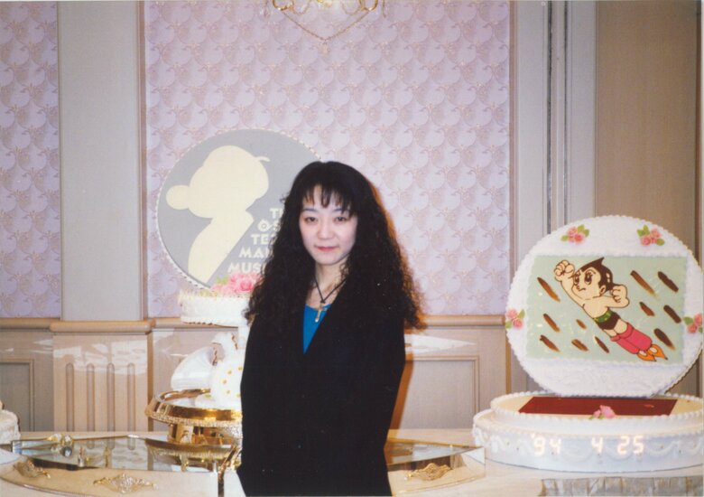 1994年、宝塚に「手塚治虫記念館」が開館したときの様子