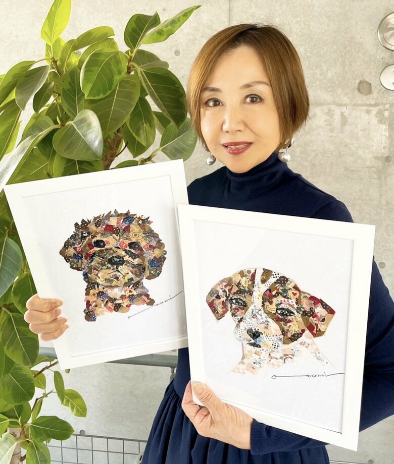 自作のマスキングテープアート。お見事！