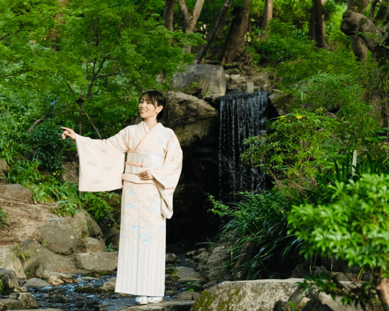 オストメイトはパウチが圧迫され着物が難しいイメージだが、高橋さんは楽しんでいるそう