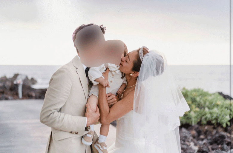 2019年、自身の誕生日に結婚。旦那さんもイケメン