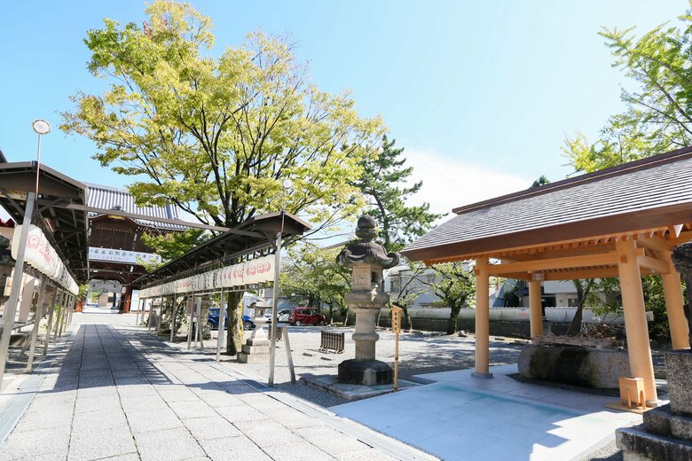 春日神社の境内の様子