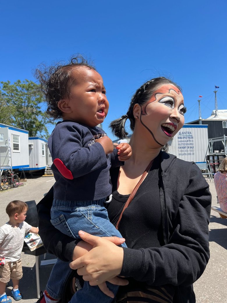 産後復帰してからは長男が池田さんのメイクを見て泣いてしまっていたそう