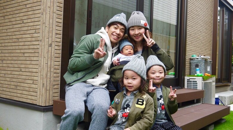 織田信成さんご家族