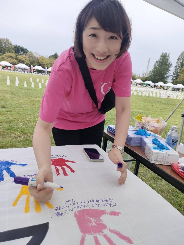 退院後、がん患者とそのご家族を支援するチャリティイベント『リレーフォーライフジャパン』に毎年参加