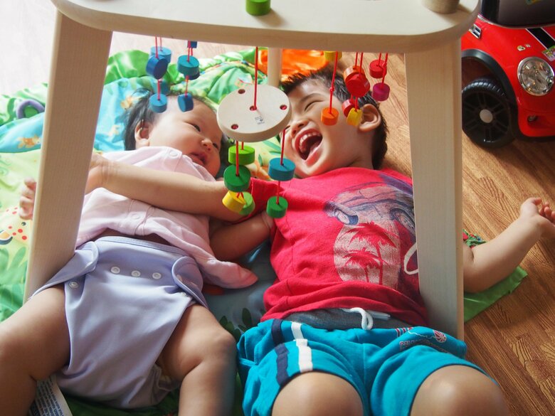 4人の子どもは全員布おむつで育てた