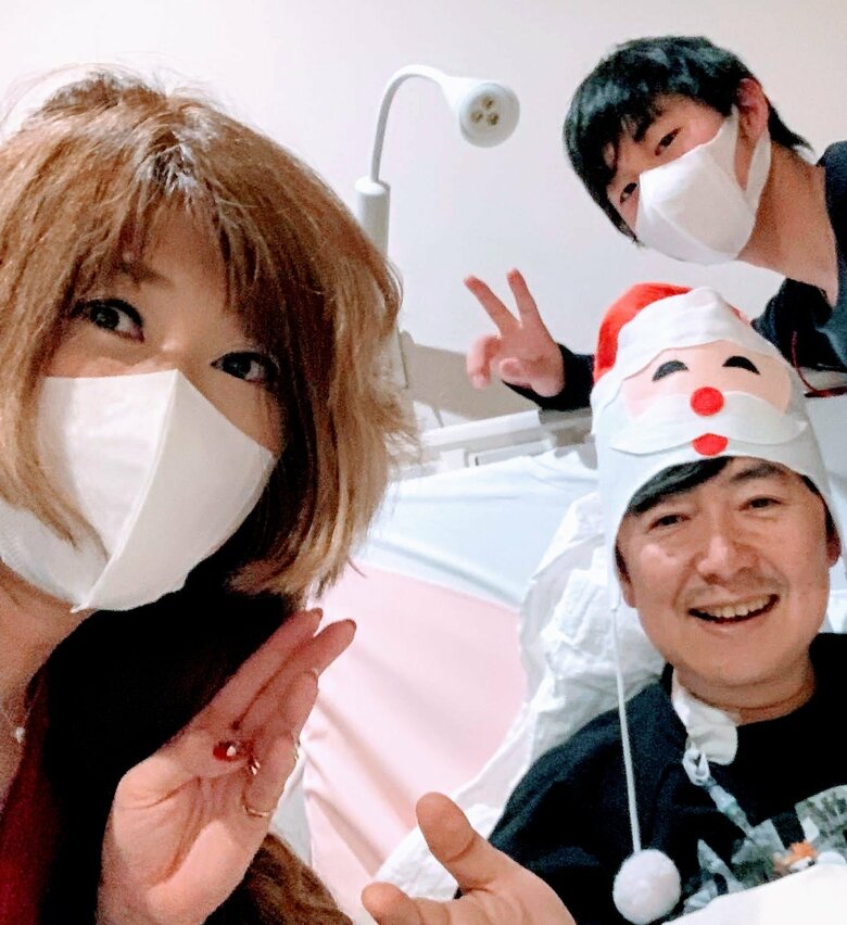 家族も頻繁にお見舞いに来てくれた