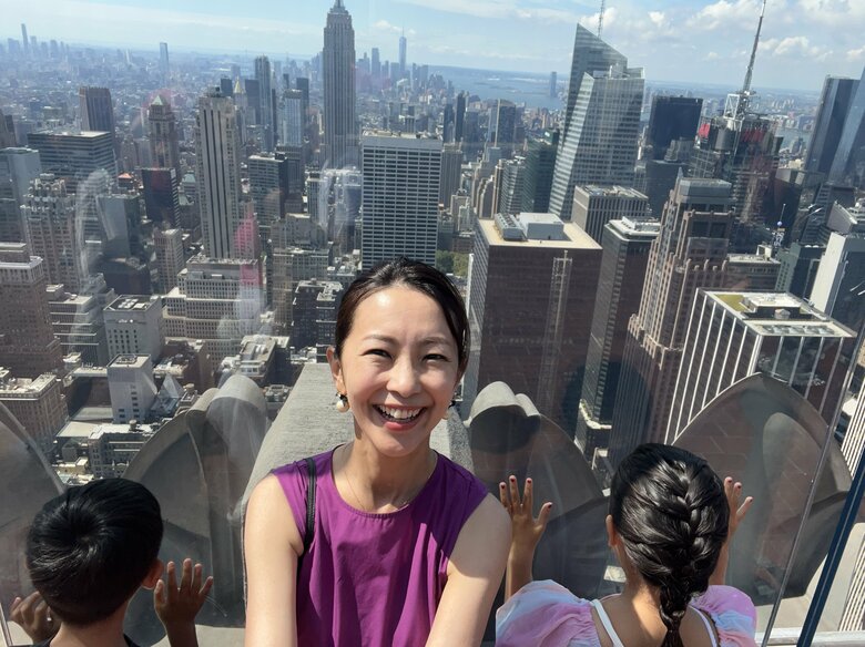 昨夏のニューヨーク滞在では、お子さんと濃密な時間を過ごせたそう