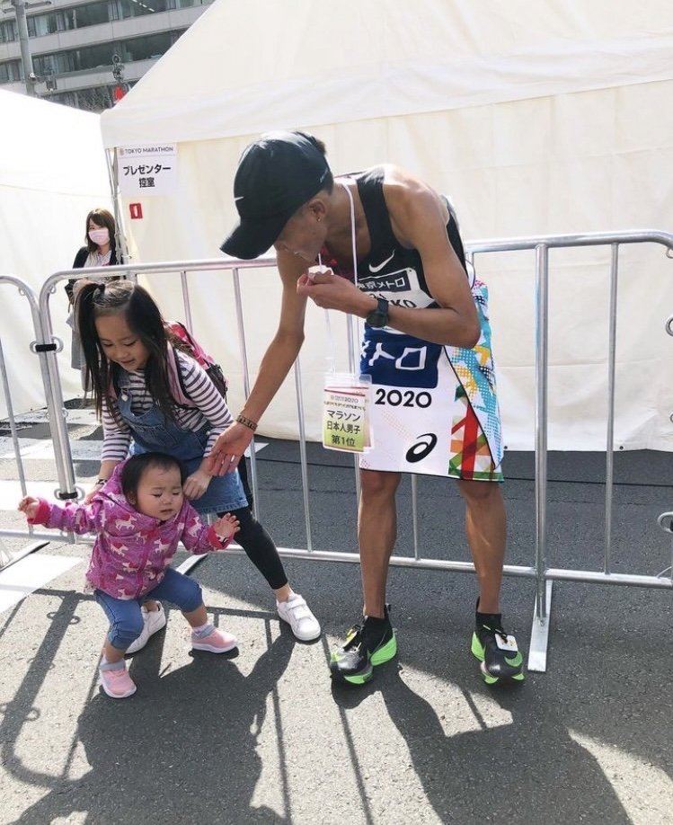 東京マラソン時の3ショット