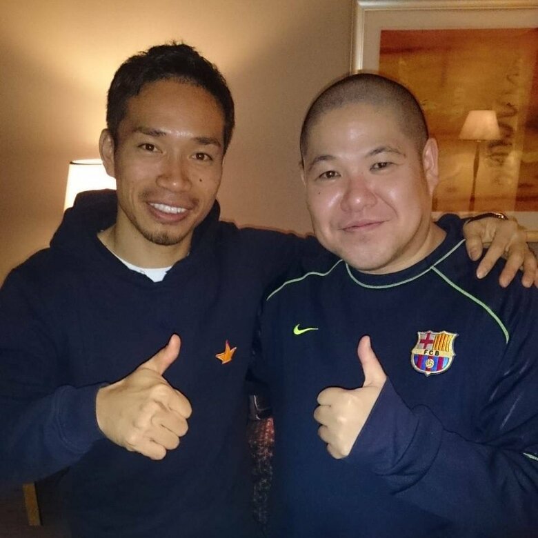 サッカー日本代表・長友佑都選手と