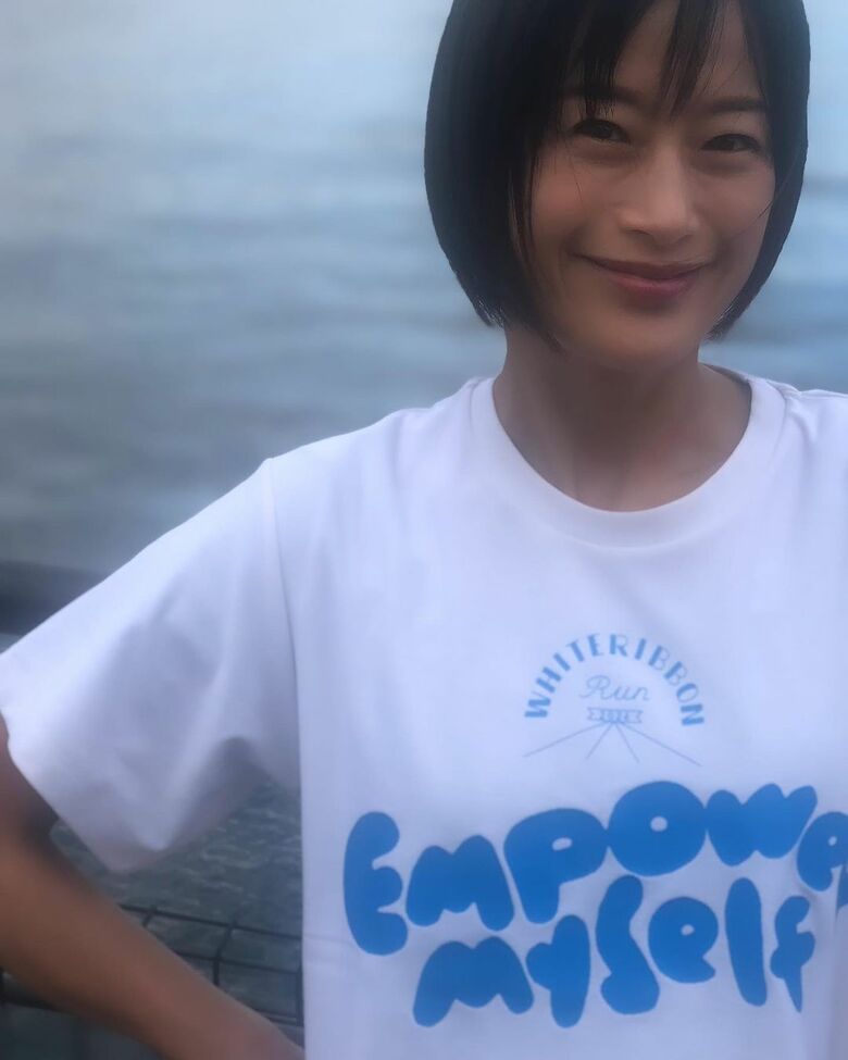 チャリティにも積極的に取り組む大橋さん（ホワイトリボンラン参加時）（写真提供：大橋さん）