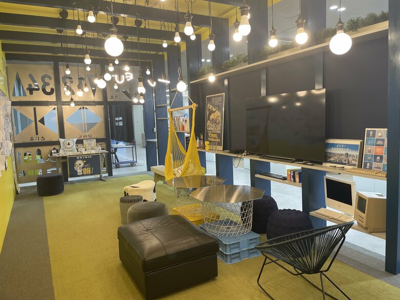 「発想スペース」ここからさまざまなアイデアが生まれた