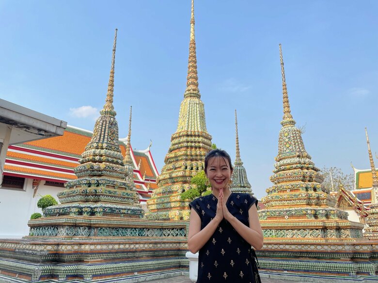 タイのバンコクにて