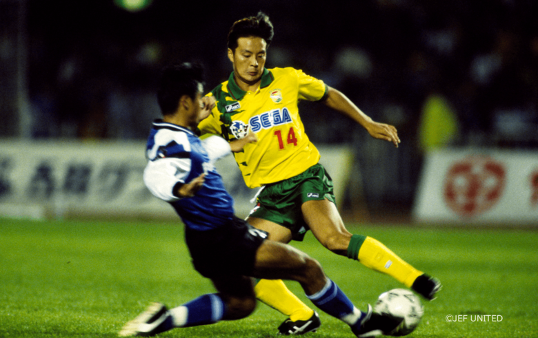 ジェフユナイテッド市原・千葉時代の京谷さん（C）JEF UNITED