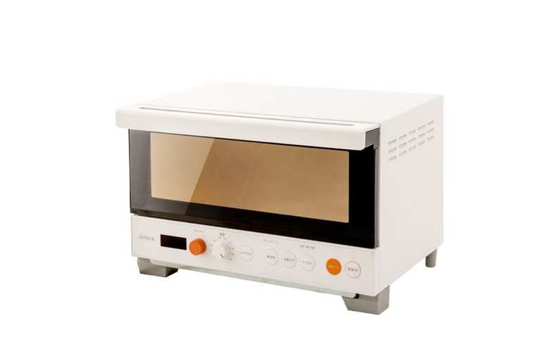 ▲ワンタッチでトーストできる新モデル「プレミアムオーブントースター すばやき ST-2D251」は2枚焼き
本体外形サイズは幅35×奥行28.6×高さ22.9cm