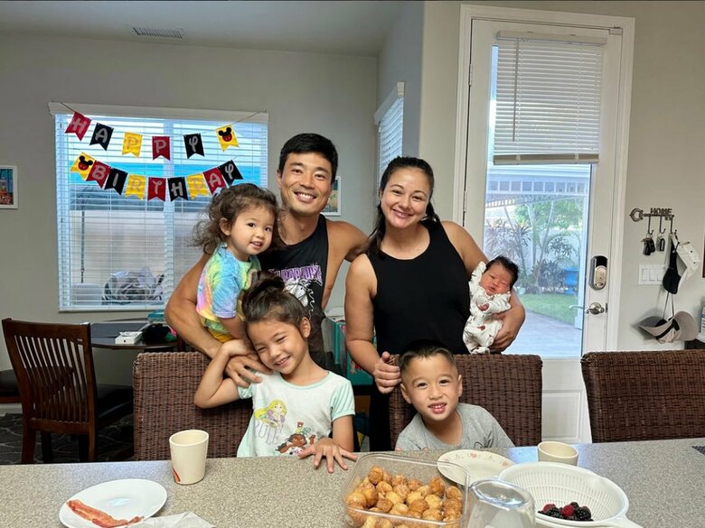 2017年からハワイと日本の二拠点生活を送ってきた章仁選手・ローラさん一家