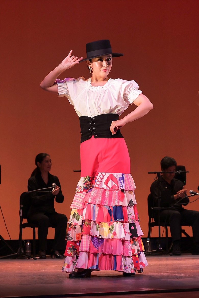 健康維持のため趣味のフラメンコを楽しんでいる