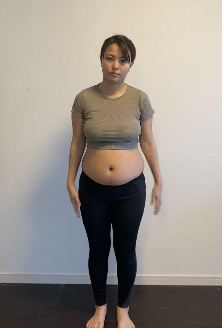 ダイエットスタート時のおりちゃん