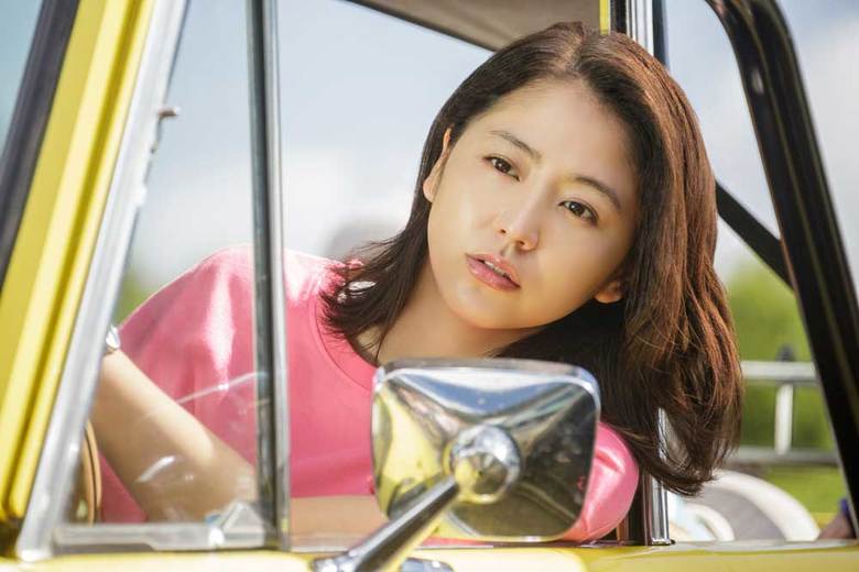 車に乗った長澤まさみ