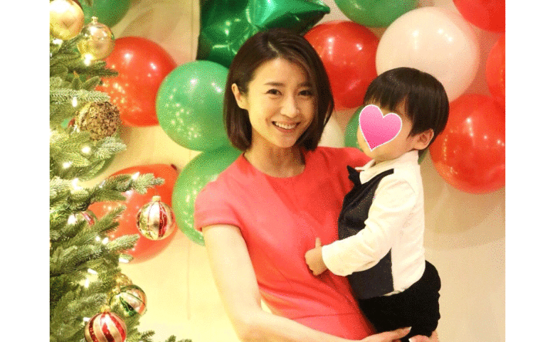 2018年ごろの川村ひかるさんと息子さん