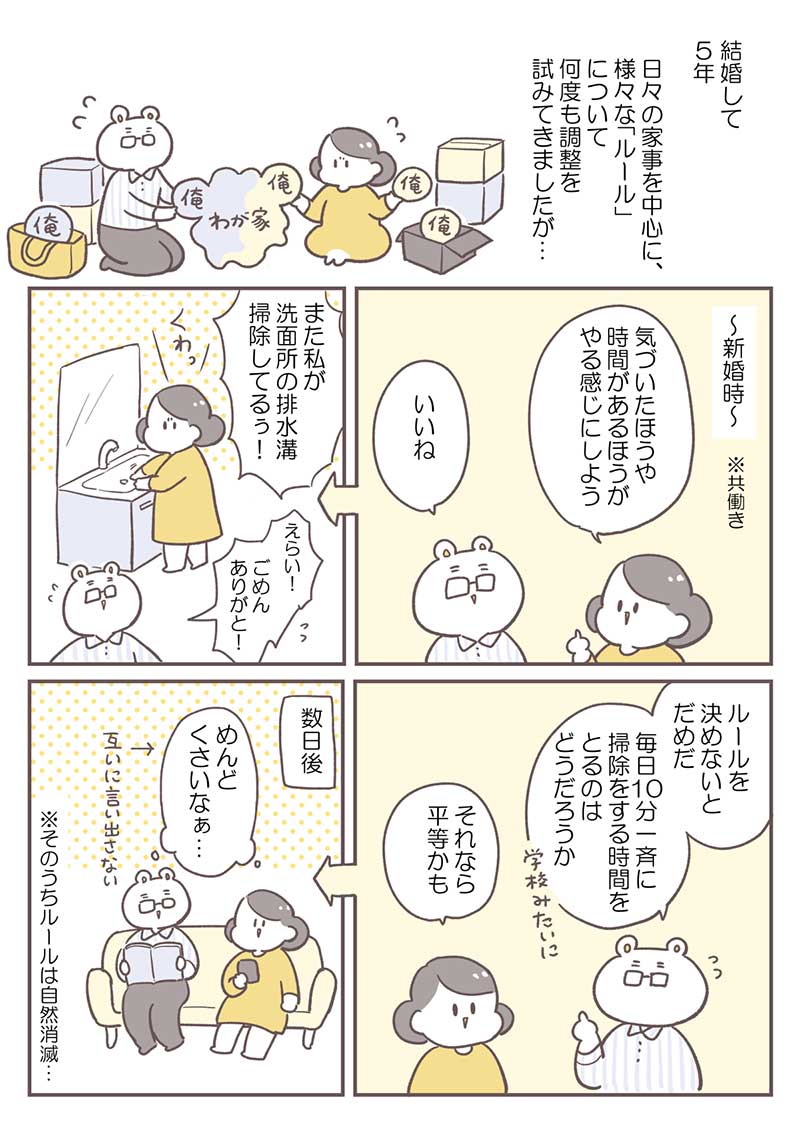 漫画『倉田家は今日もわが家ルール見直し会議中!』1話2P