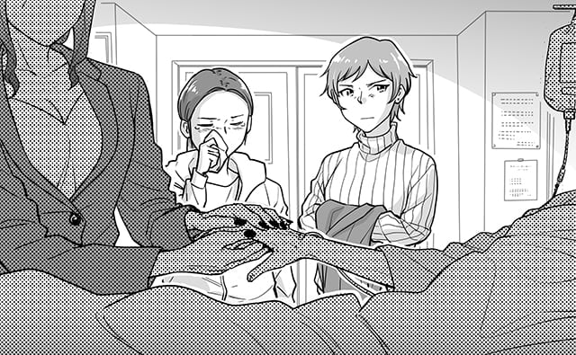 入院中のイメージイラスト