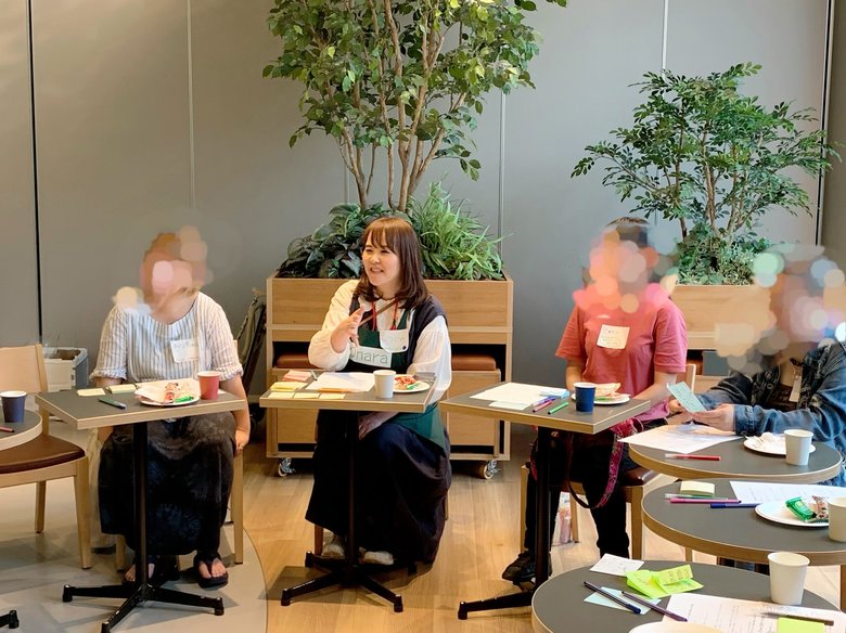 団体で行っているワークショップの様子