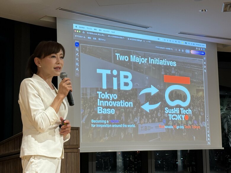 内気な性格だったが、今では人前でのスピーチも難なくこなす入江さん