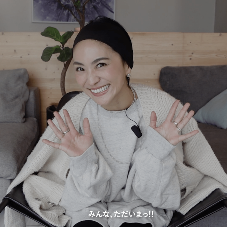 活動再開を公表した際の二宮こずえさんのYouTubeチャンネル