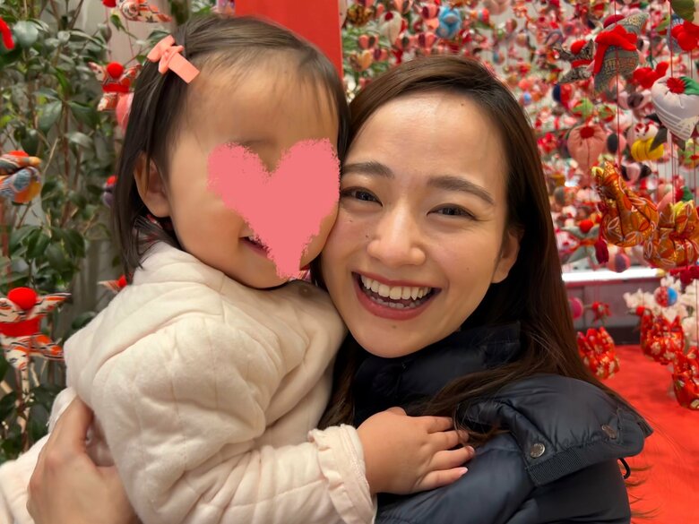 一人娘の結なちゃんと金井さん