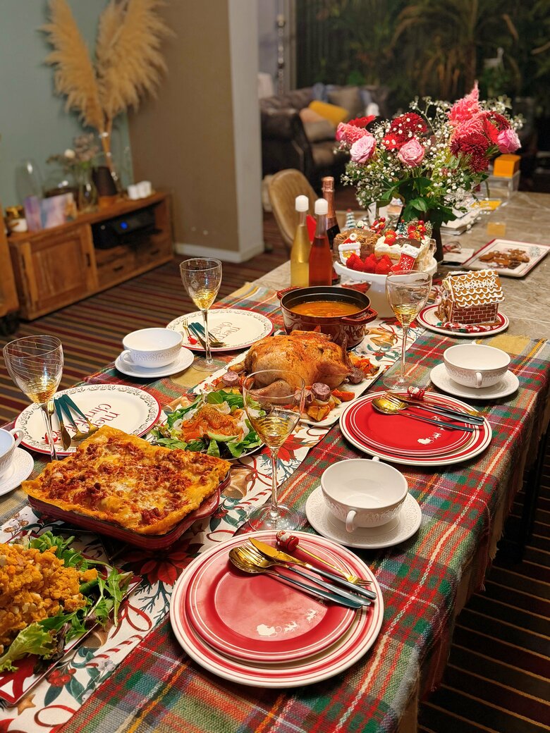 完璧主義の住谷さんお手製のクリスマス料理